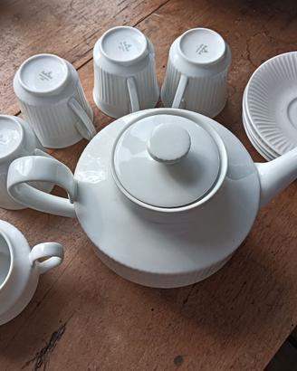 servizio da tè vintage di ceramica