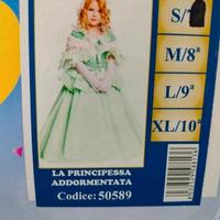 Vestito di carnevale principessa addormentata