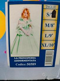 Vestito di carnevale principessa addormentata
