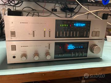 PIONEER SA-520 + TX-720 Vintage Hi-Fi anni 80