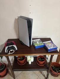 PS5+2 joystick+giochi
