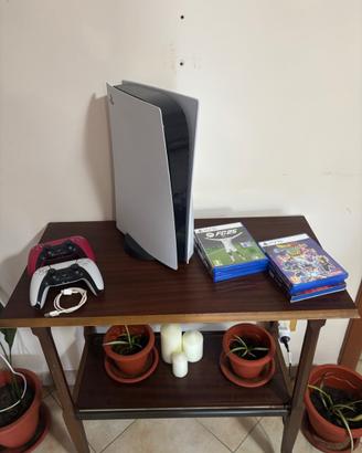 PS5+2 joystick+giochi