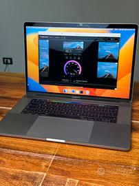 MacBook Pro 15" 2017 16GB 512GB Touch Bar A1707