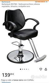 Sedia Parrucchiere