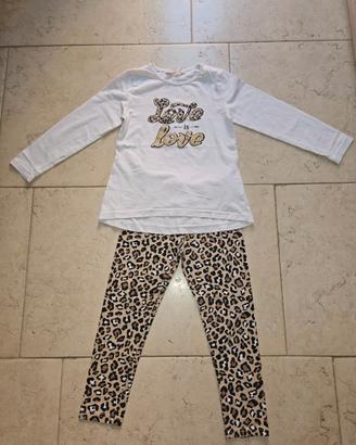 Abbigliamento bimba (2cardigan+leggings/maglietta)
