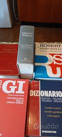 dizionario/ vocabolario  cinque volumi stok