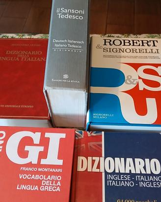 dizionario/ vocabolario  cinque volumi stok