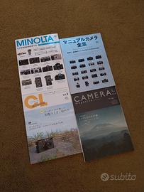 Riviste fotografia giapponesi Camera Life, Minolta