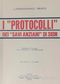 I protocolli dei savi anziani di Sion ristampa 