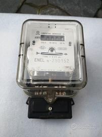 contatore elettrico monofase Enel 76 Vintage 