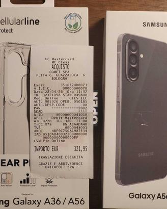 SAMSUNG A56 NUOVO SIGILLATO SCONTRINATO