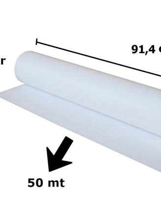 ROTOLO PLOTTER F.TO A0 cm 91,4 x 50 mt 90 gr/mq