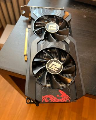 Scheda Video PowerColor Red Dragon Rx 570 4GB D5