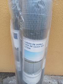 N. 6 pezzi nuovi canniccio pvc recinzione