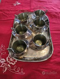 Servizio Punch Silver plate 6 persone