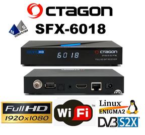 Decoder OCTAGON SFX6018 DVB-S2+IP WL HD LINUX E2