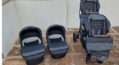 Passeggino gemellare Brevi, ovetti Cibex