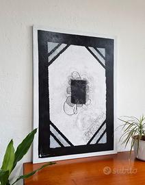 ◆ Opera astratta contemporanea su tela 100 x 70 ◆