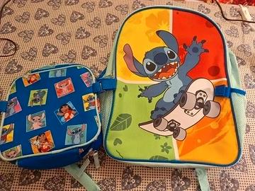 Zaino scuola Disney Stitch nuovo
