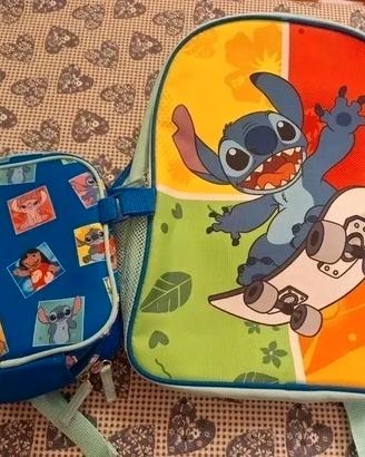 Zaino scuola Disney Stitch nuovo
