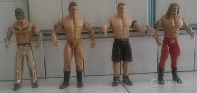Lotto 4 Action Figure WWE Wrestling