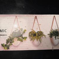 Portavasi sospesi in ceramica - set