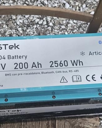 Kit fotovoltaico batteria LITIO camper o auto