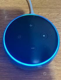 Amazon Echo Dot 3 - Colore Tessuto Grigio Azzurro