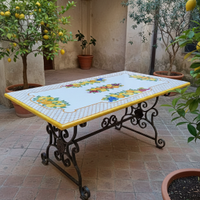 TAVOLO IN PIETRA LAVICA MIS. 200X100 CM. IN ITALIA