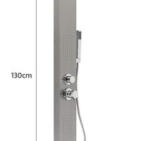 colonna doccia idromassaggio  inox