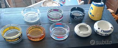 Posaceneri pubblicitari vintage epoca anni 50/00