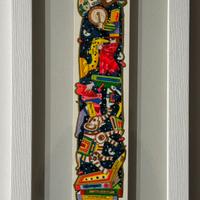 Quadro Serigrafia F. Musante un sogno, fondo nero