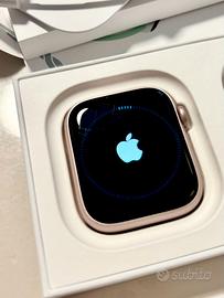 Apple Watch Series 9 45mm GPS Rosa M/L + cavo cari