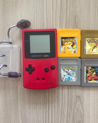 Gameboy Color + Pokemo Giallo/Oro/Argento