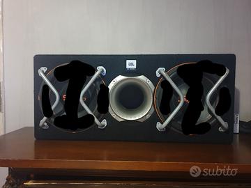 cassone box per doppio subwoofer da 30