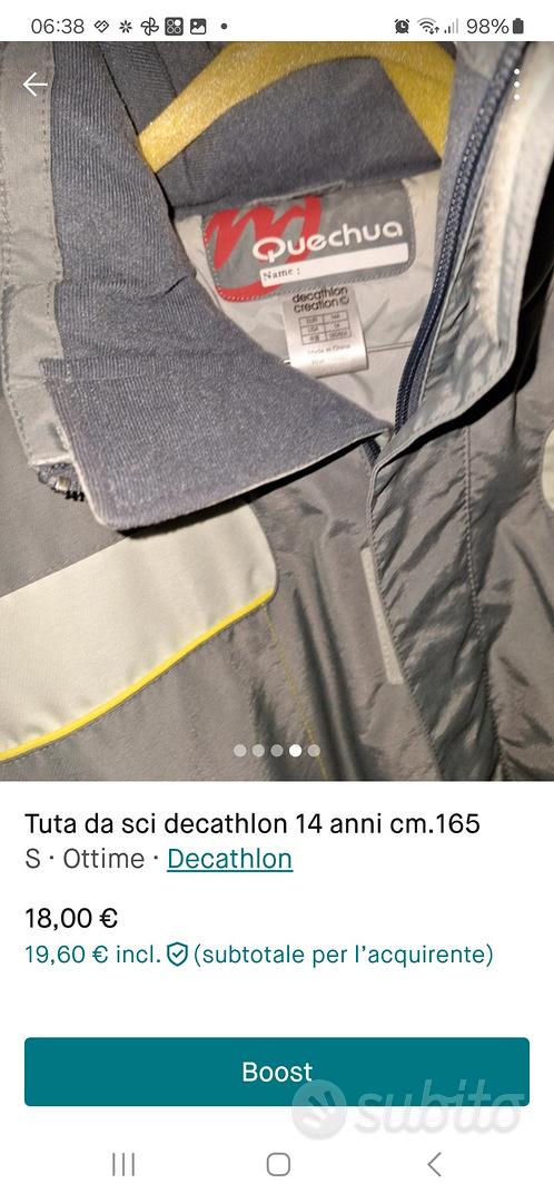 Tute da sci hot sale ragazzo decathlon