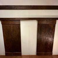 Ante scorrevoli rovere per armadio a muro (4 ante)