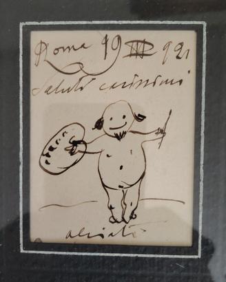 Autoritratto caricatura  di Ambrogio Alciati