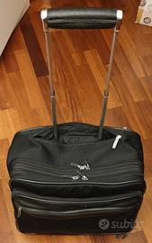 Trolley montblanc cabin pilot rifiniture in pelle