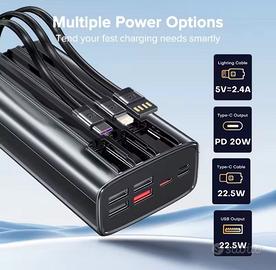 Power Bank 30000 mAh 22.5W Ricarica Rapida