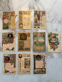 Lotto di 10 cartoline d’epoca