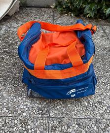 Borsa termica blu-arancione