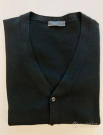Cardigan Prada nero lana tg 48