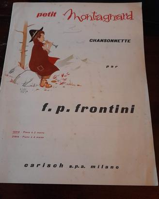Spartito Petit Montagnard Chansonnette