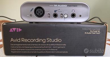 scheda audio m audio fast track