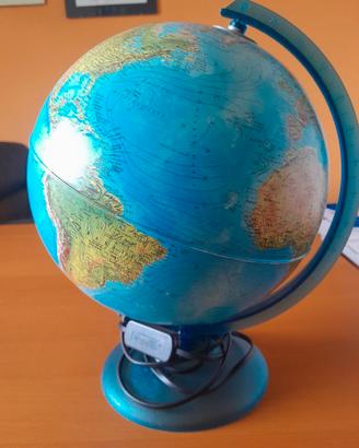 Lampada mappamondo