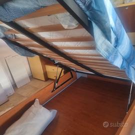 Letto piazza e mezza con contenitore
