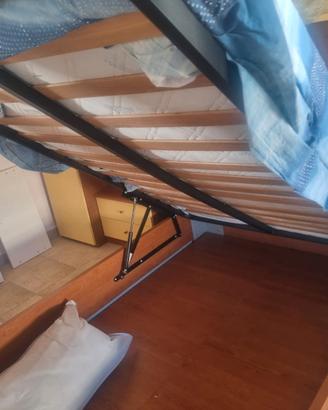 Letto piazza e mezza con contenitore