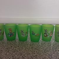 6 bicchieri in plastica Tom &Jerry 