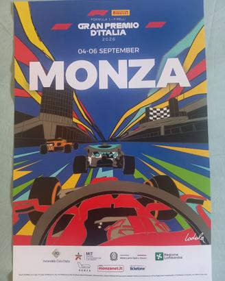 Poster F1 Monza 2026